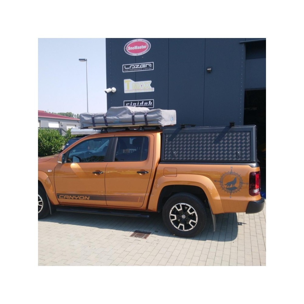 Hardtop Adventure Alu-Cab noir pour Amarok double cabine 2010-2022